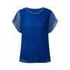 PleaTs Me Dolman Sleeve Mesh Layered T shirT ppTsm125054