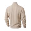 Knitwear Daily Outdoor Casual Solid Color Fashion Jacquard High-Neck Warm Sweater for Men
