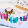 Creative Rainbow Laser Tape: Colorful, Decorative, Waterproof DIY Material for Student Journals and Collage.