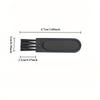 4pieces Cleaning Brush Cleaning Tools Plastic Soft Bristle Brush Shaver Attachments Household Appliance Dusting Brush