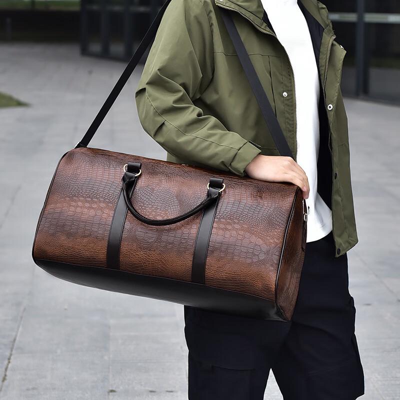 Borsa da Viaggio Retro di Grande Capacità da Uomo Norman
