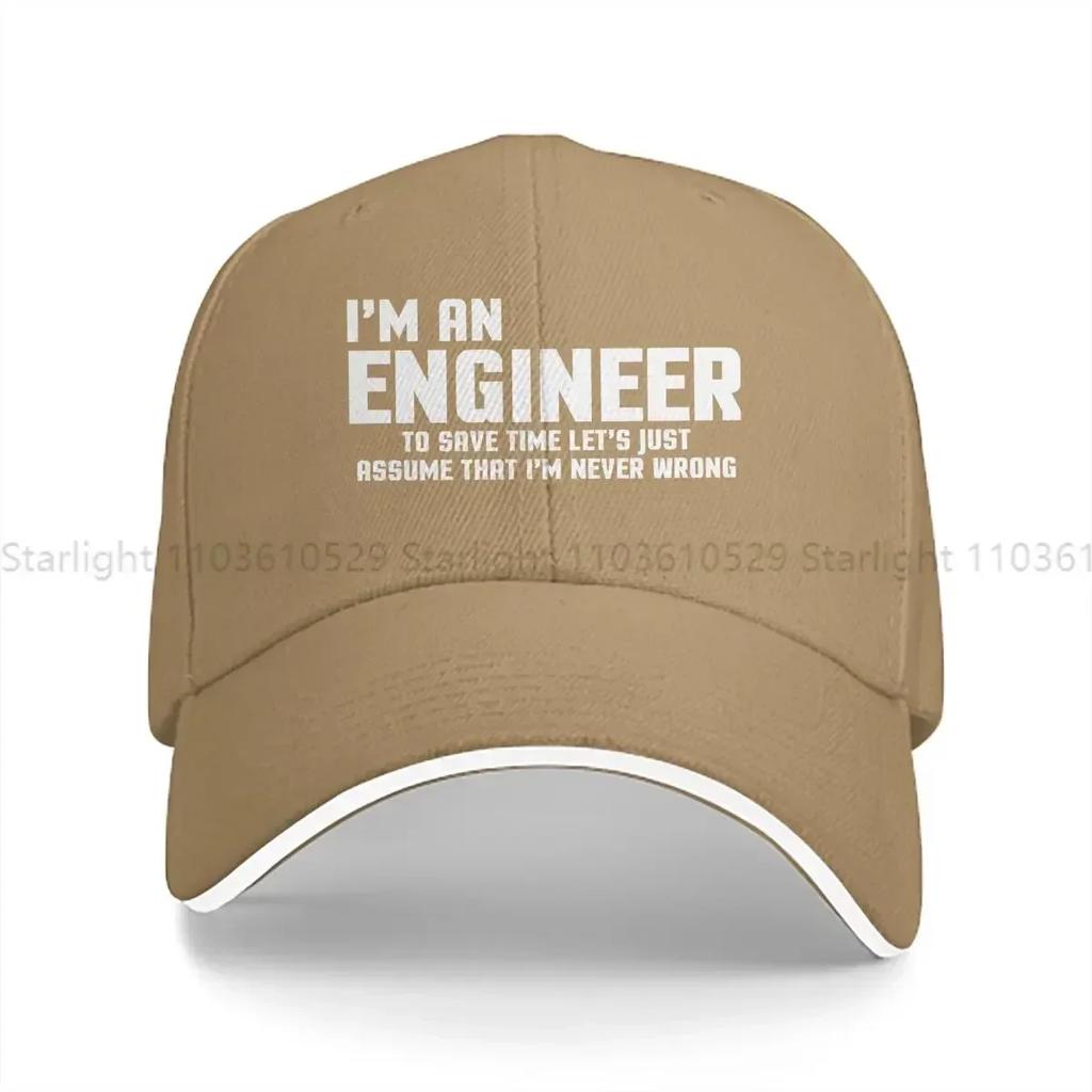 Pure Color Dad Hats Im An Quote Mens Hat Sun Visor Baseball Caps Engineer Peaked Cap