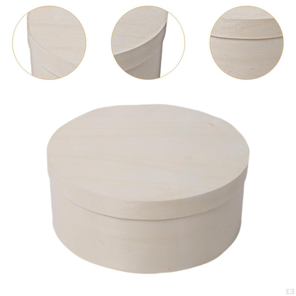 Wooden Cake Box Dessert Packaging Decoration,with Cover,Versatile Portable Container Storage
