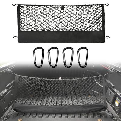 For Chevy Silverado For GMC Sierra 2013-2024  Car Trunk Net Elastic Luggage Net Cargo Organizer Storage Car Mesh Network Pocket