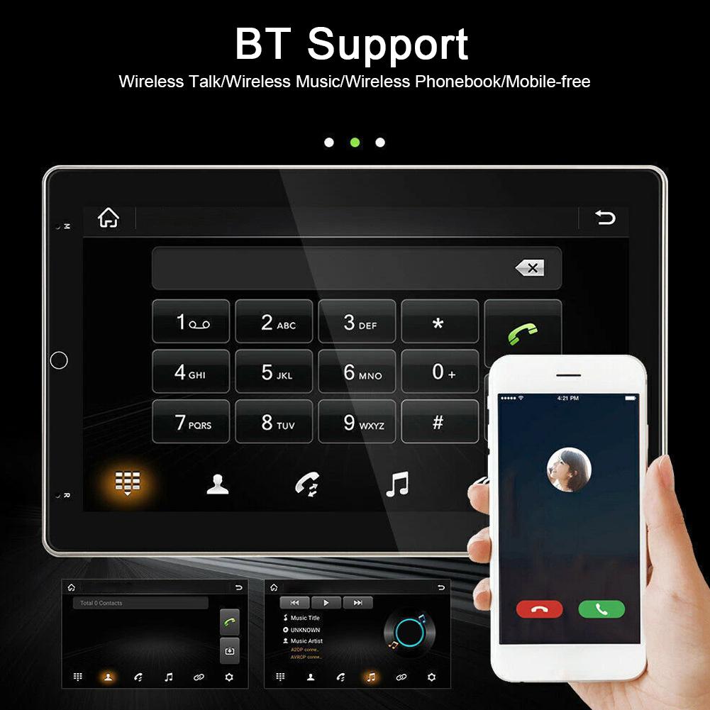 10.1 Inch Double Din Car Stereo Radio Wireless CarPlay Android Auto Multimedia Player with GPS WiFi BT FM Car Radio Android 13