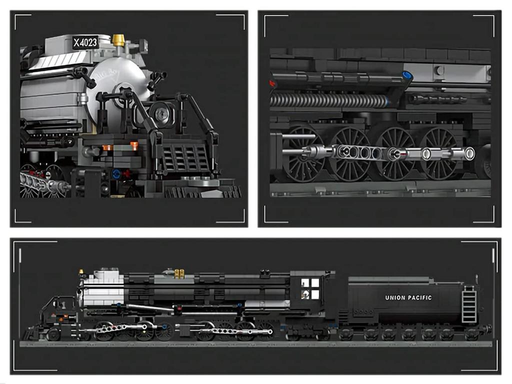 AFM BIG BOY Steam Locomotive 1608Blocks