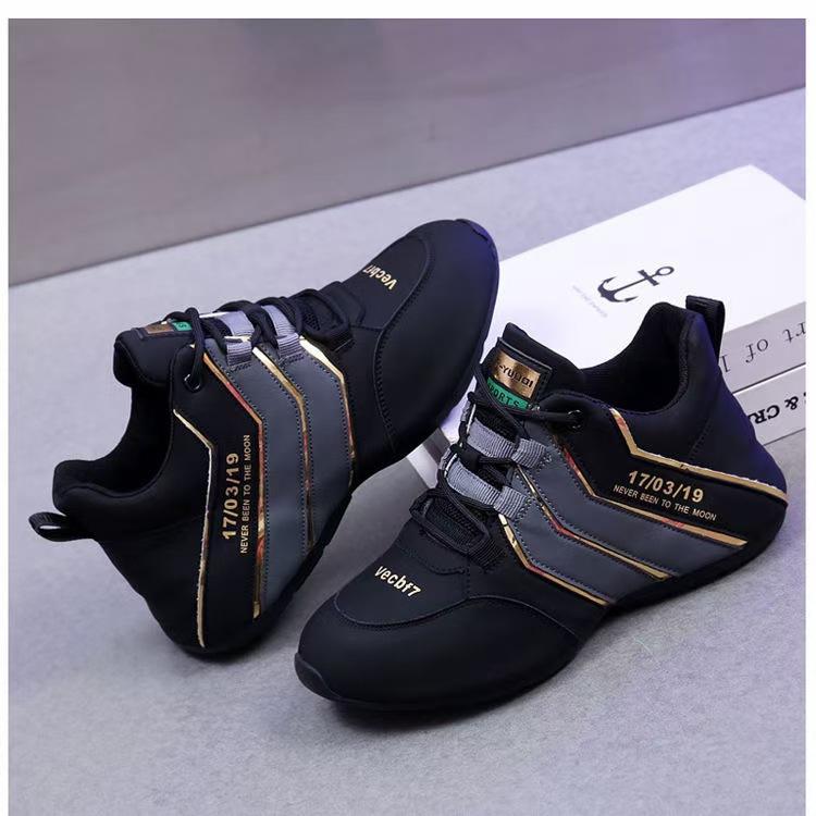 

New men s shoes casual shoes running sports shoes fashion men s platform dad shoes 38 чёрный