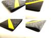 Authentic FENDI Zucca Gray Fabric Black Leather Bifold Wallet Diagonal Wallet #9973  Open Box