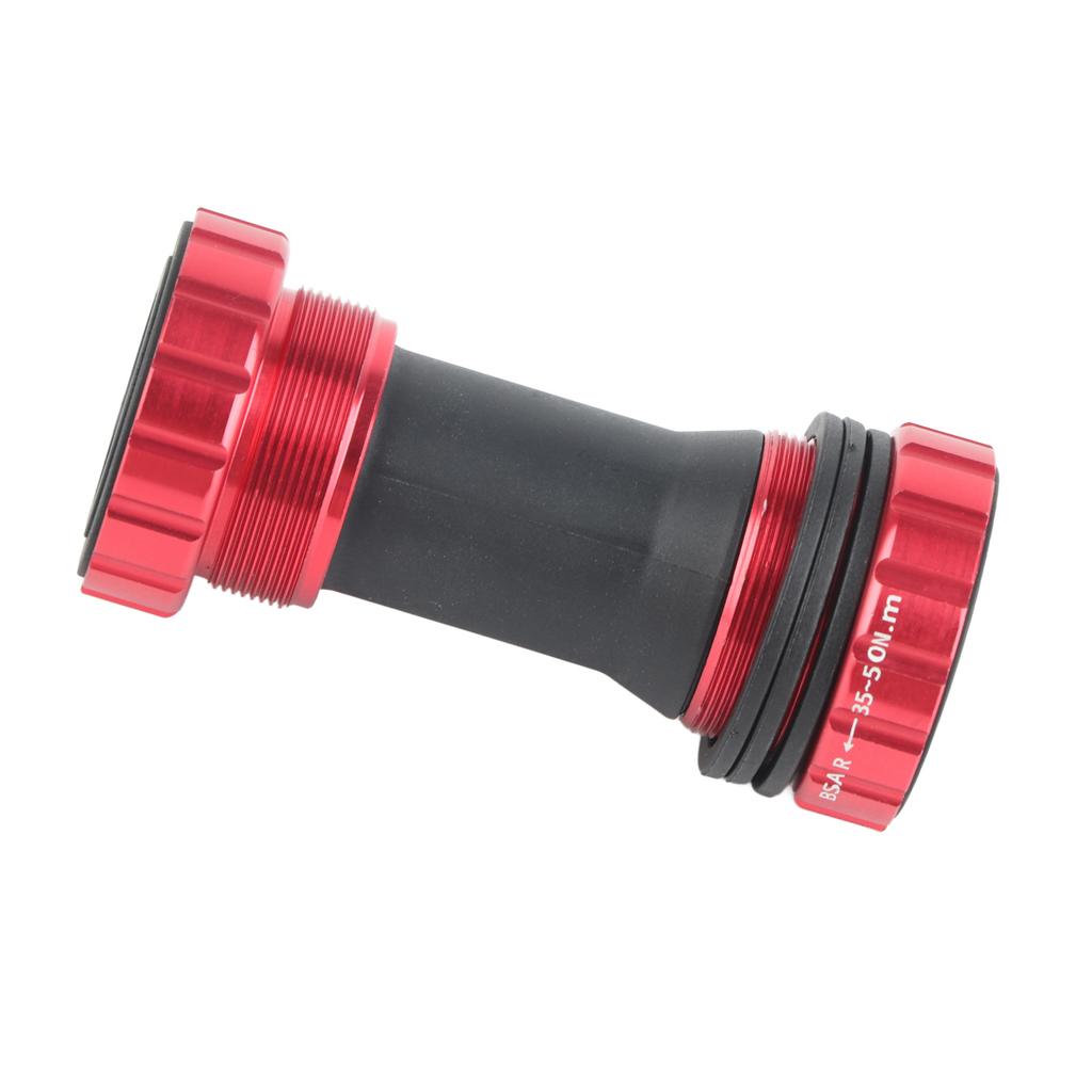 1.37x24T Rennräder Mountainbikes 68?73mm BB Tretlager AluminiumlegierungRot