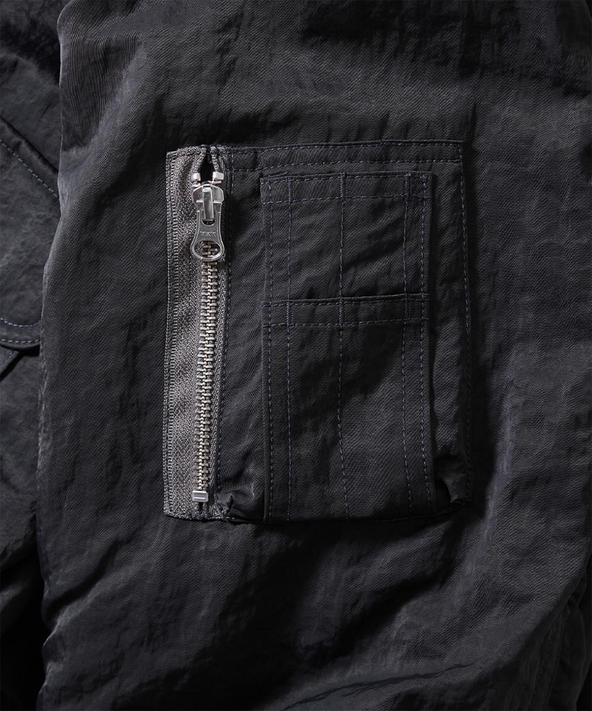 HORLISUN Airborne Nylon Padding Jacket Charcoal