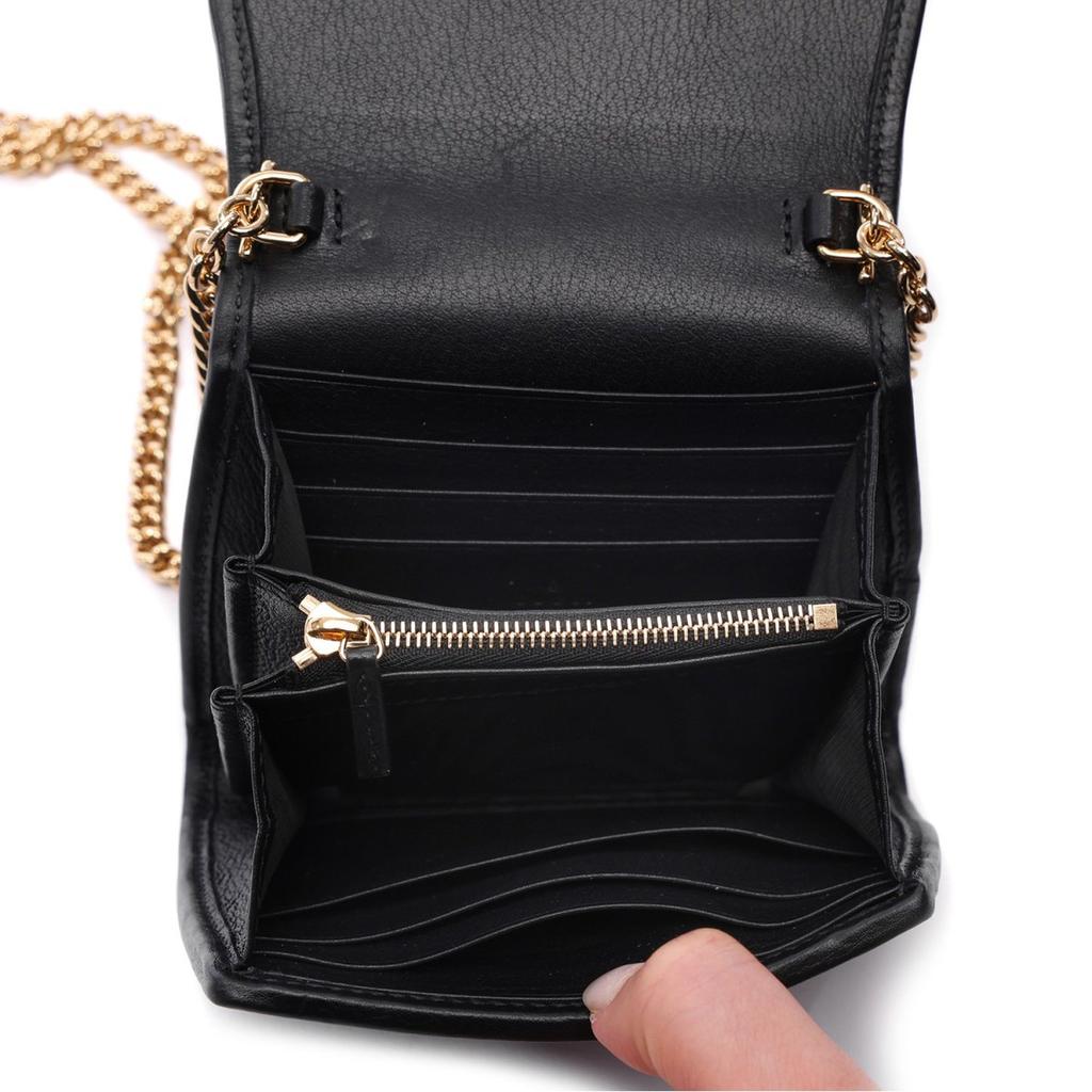 [Gucci] Women's Blondie Medium Chain Bi-Fold Wallet (725219 UXX0G 1000 23S)