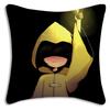 Game L-Little Nightmares Pillow Covers Cartoon Sofa Decorative Home Double-sided Printing Short Plush Cute Cushion Cover