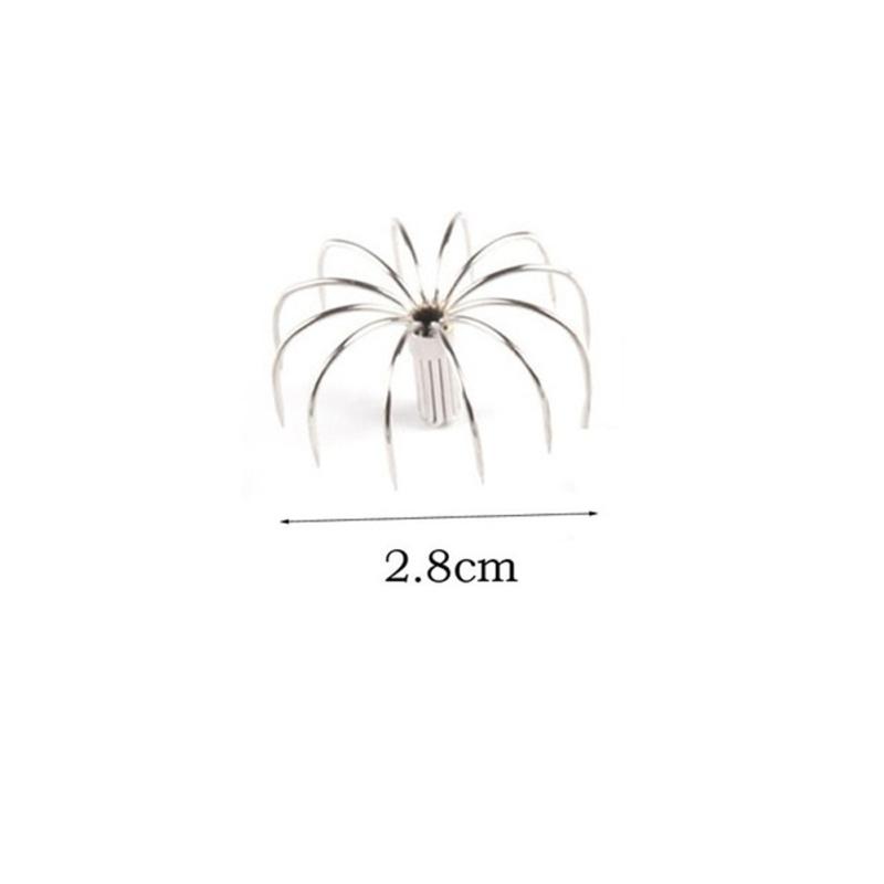 12 Needles Fishing Hook Stainless Steel Barbless Squid Hook Fishing Accessories