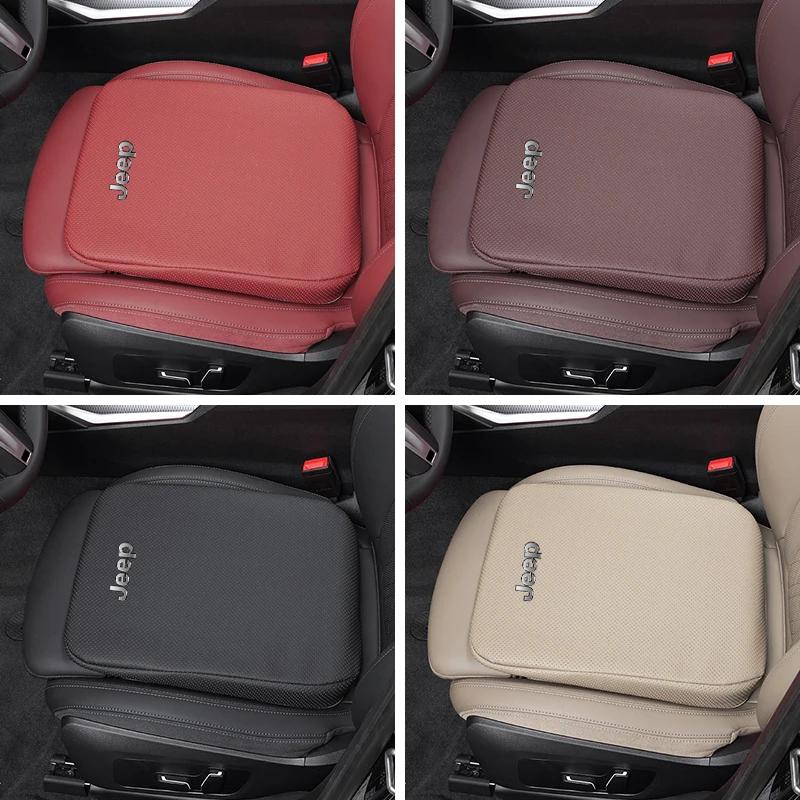 Für Jeep Autositz Weiche Matten Leder Memory-Schaumstoffkern Polster für Jeep Grand Cherokee Wrangler JK Gladiator Compass Renegade