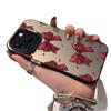 Red Bowknot Phone Case for iPhone 13, 14, 15 Plus, 16 Pro, and 17 - Trendy Design for Girls