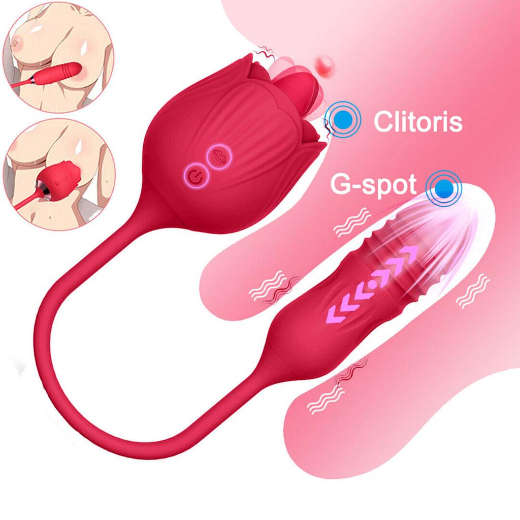 Vibraatormuna imemine emane kliitori stimulaator, suuline keele lakkumine roosi dildo, vibreeriv, suruv sekslelu naistele täiskasvanud 18