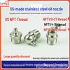 Nipplo di ingrassaggio dritto in acciaio inox NPT e coppa di pressione 1/8, 1/4, 3/8 Gomito