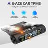 Tire Pressure Monitoring Systems Solar Car Digital Display Wireless Solar Power With Real Time Monitor Pressure Temperature Automotive TPMS