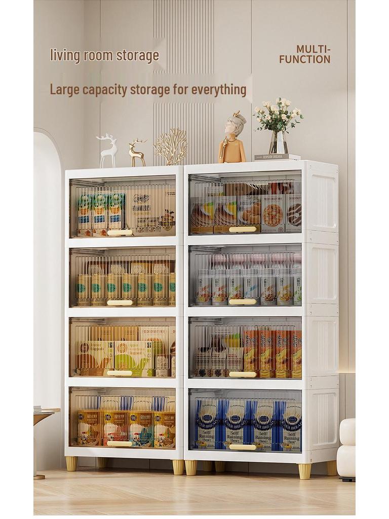 Convertible Multi-Layer Storage Cabinet for Living Room, Bathroom, or Children's Room