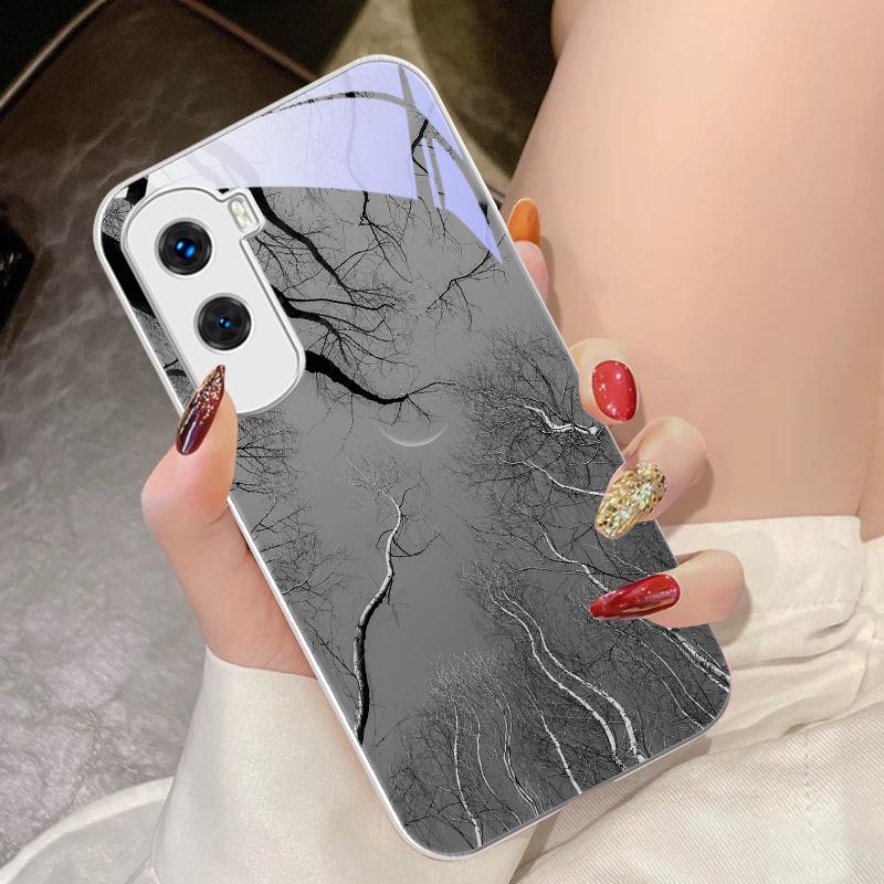 Personalized Lightning For Honor 200 90 8X 9X Pro Lite P50 P40 Nova 10 11i P60 Magic4 6 Mate 20 50 Tempered Glass Phone Case