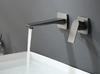 Bathroom wall mounted gunmetal faucet matt gray or brushed gold concealed mixer bathroom wall tap hot and cold wall mixer