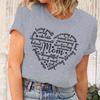 Praising Moms Quotes Printed T Shirts Unisex Summer Short Sleeve Fashionable Mother Plot Gift Female Tees Graphic Mama Y2k Tops