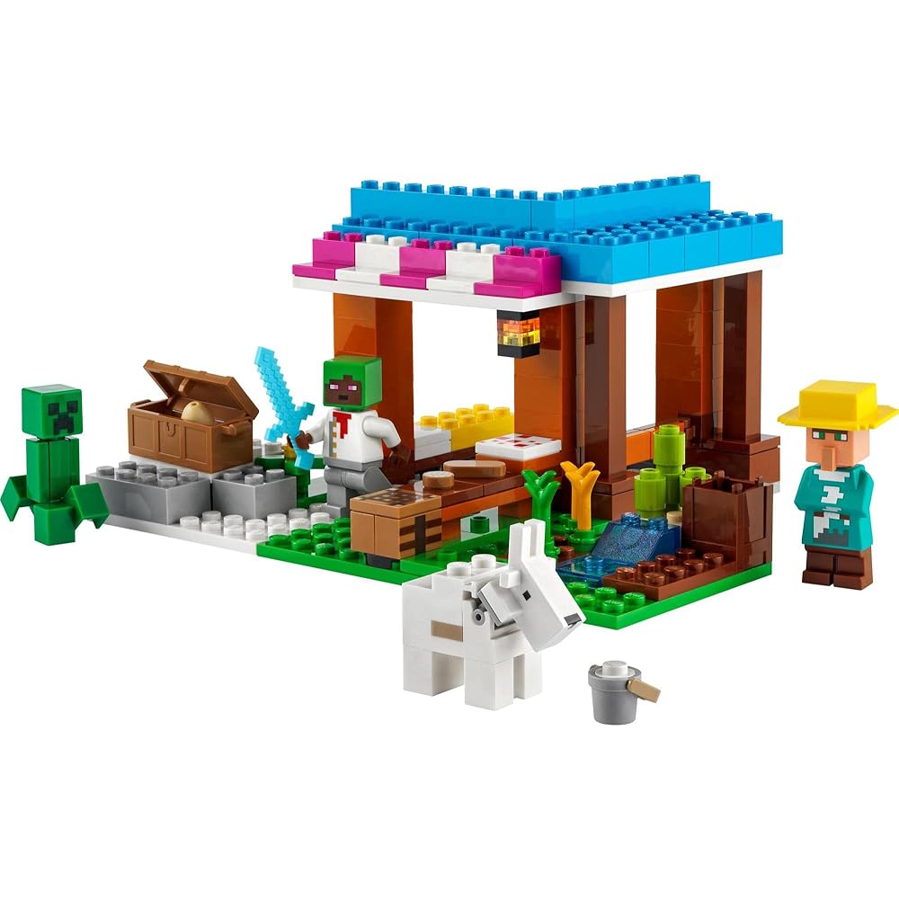 LEGO Minecraft Bakery Set 21184 Building Blocks Toy for Boys and Girls Age 8 and Up