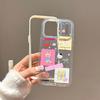 Painted Bear iPhone 16 Pro Max Case: Two-in-One Transparent, Drop-Proof for iPhone 14/15/17