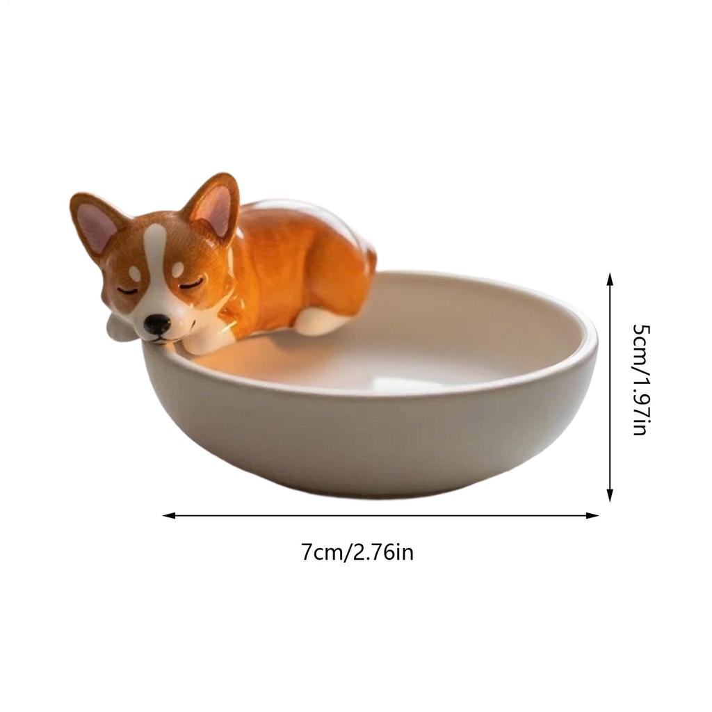 Tea Light Candle Holder Candle Table Holder Dog Design Burner Tray Modern for Fireplace Halloween Thanksgiving Christmas