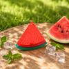 Giocattolo Masticabile Congelabile Riempibile d'Acqua a Forma di Frutta Estiva per Cani con Squeaker per la Pulizia dei Denti e il Gioco Interattivo Materiale Resistente