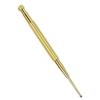Ear acupoint locator stick facial tool spring type brass material detection probe full body use lightweight portable usable on both ends.