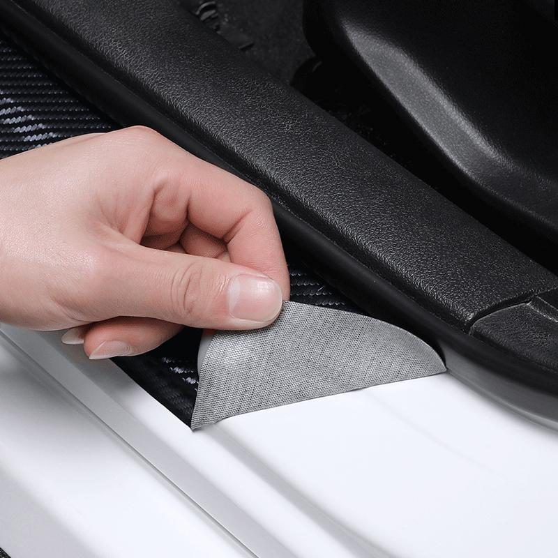 GLC GLB Car Luminous Threshold Protect Auto Emblem Sticker Accessories For Mercedes Benz AMG Brabus Smart Maybach W204 GLC CLA