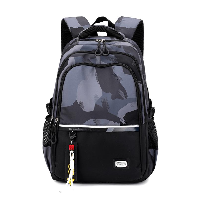 New Nylon Men's Backpack for Boys  Junior High School and College Students' School Bags and Casual Backpacks