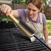 Extended Handle Grill Cleaning Brush Copper Bristle Oven Cleaner Brush  Grill Maintenance