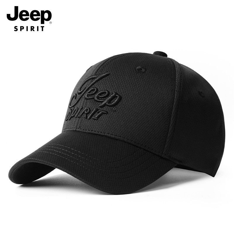 CNC1 Jeep Men s Hat Unisex Fashion Trendy Baseball Cap Stylish All-Match Four-Season Sun Protection Hat Adjustable чёрный