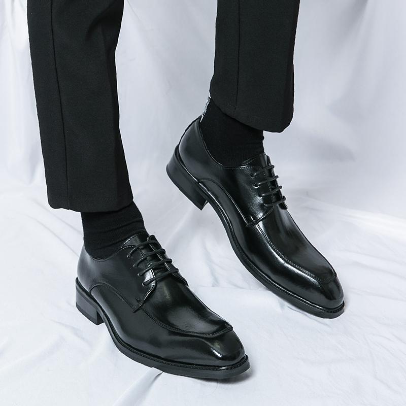 Fashion Business men's leather shoes Fashionable minimalist formal style Daily office and leisure Party Plus size wedding groom shoes