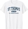 St. Thomas USVI Vintage Style Vacation Souvenir Tee for Men & Women