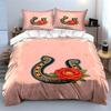 Horseshoes, Red Roses, Stars. Bedding Sets Duvet Cover Sets Duvet Covers Pillowcases(1 * Duvet Cover 2 * Pillowcases, Without Duvet Insert)