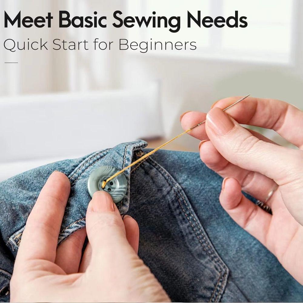 Practical Magnetic Sewing Box Set Double-layer Magnetic Sewing Kit  Hand Sewing Tools