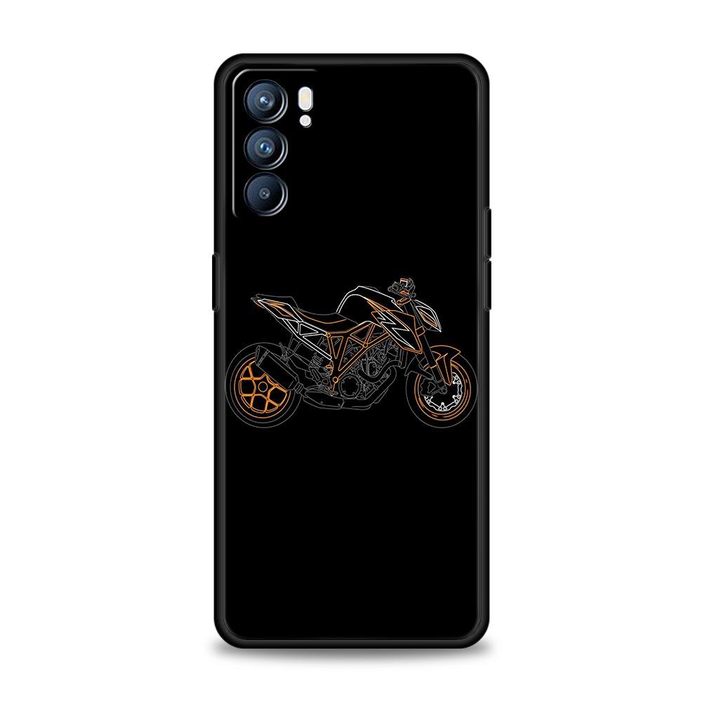 Moto Cross Motorcycle Phone Case For OPPO Find X5 A54 A53 A52 A9 2020 A15 A95 A76 A74 A12 Reno7 SE Reno6 Pro Plus 5G Cover