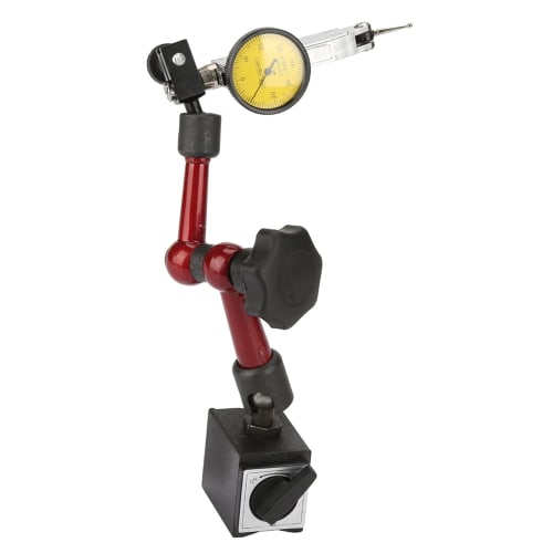 Magnetic Base Holder for 0-0.8mm Dial Gauges, Professional Lever Dial Test, Flexible Arm