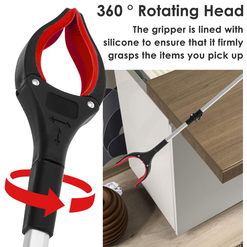 Garbage Picker Gripper Gripper Extender Hand Tools Litter Reachers Picker Portable Collapsible Garbage Grabber with Non-Slip Jaw