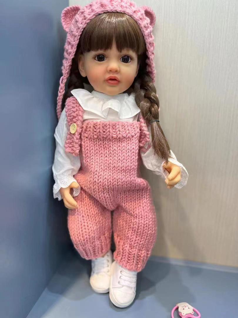 NPK 55cm Full Silicone Reborn Simulation Doll - Hot Selling [Descriptive Feature/Attribute]. 55cm