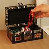 Rust Resistant Wood Jewelry Case Multifunctional Jewelry Box Wood Texture Suitable for Travel and Home Displaying