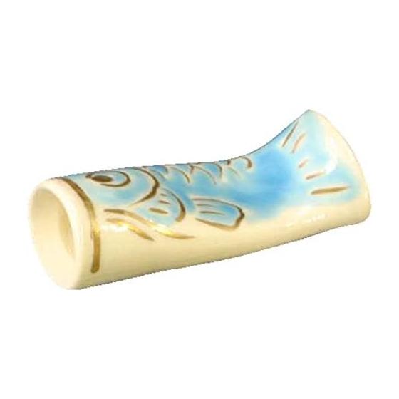 Kyo-yaki Kiyomizu-yaki Chopstick Rests, Set of 5, Tango No Sekku (Children's Day) HTS517: Kabuto (Helmet), Ayame (Iris), Yaguruma (Pinwheel),
