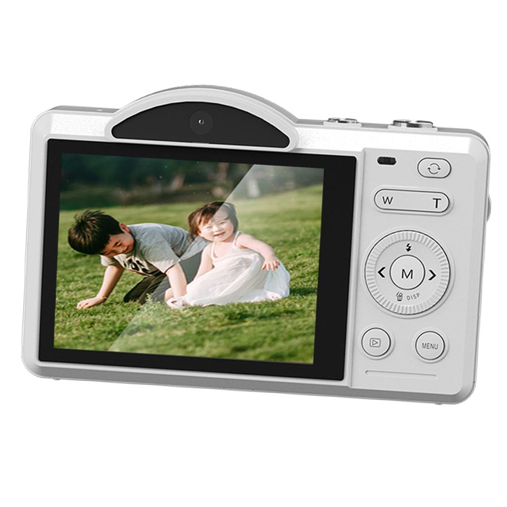 4K Digital Camera 80MP WiFi Vlog Camera with 18X Digital Zoom Built In Flash Dual Lens Selfie Auto Camera for Travel Photography