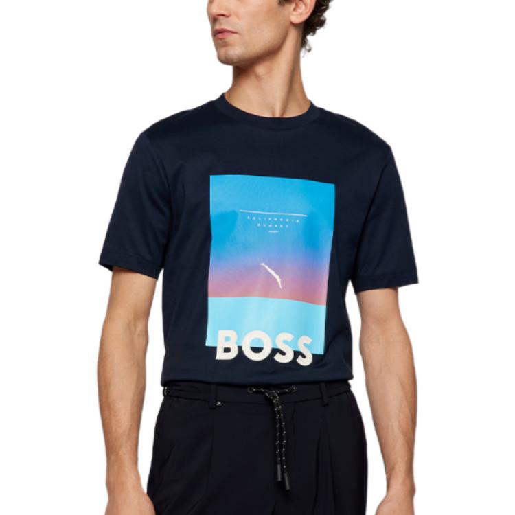 Hugo Boss T Shirt Men's Dark Blue 50469501-404