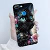 For Honor 9 Lite LLD-L21 LLD-L31 Phone Case Flower Girl Design Soft Silicone TPU Back Housing for Honor 9 STF-L09 STF-AL10 Cover