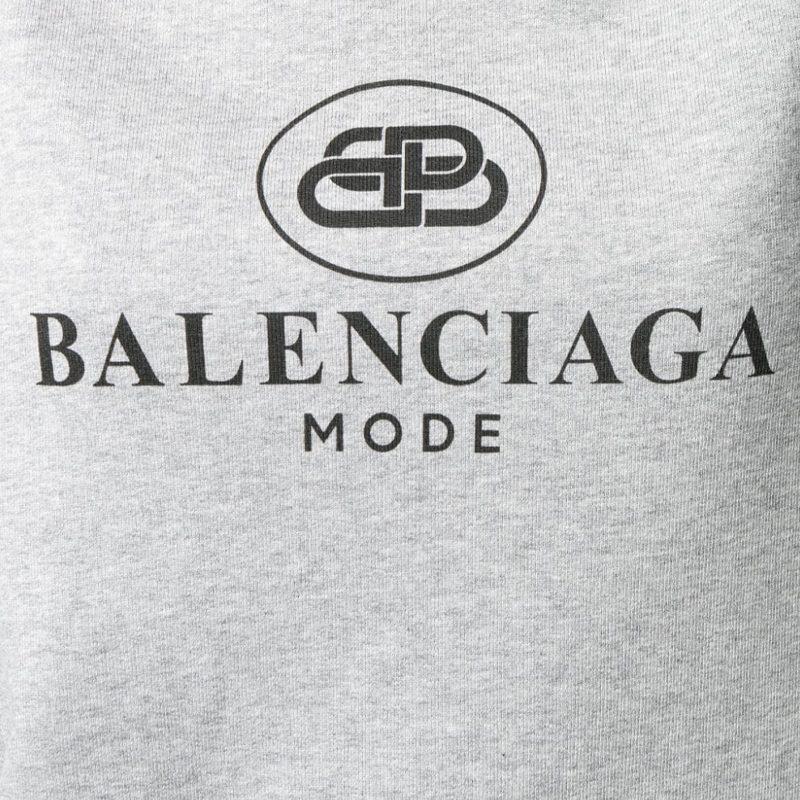 Balenciaga Sweatshirt Loose Fit Women's Gray 570798TFV751300