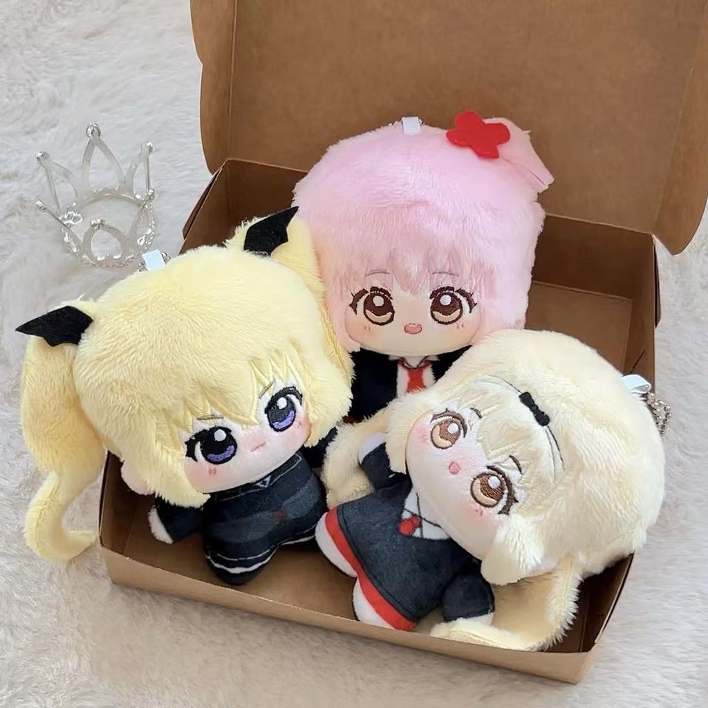 4 Inch Anime Shugo Chara Hinamori Yoru Amu Starfish Cosplay Printing Nunu Body Cotton Stuffed Pendant Backpack Keychain Plushie